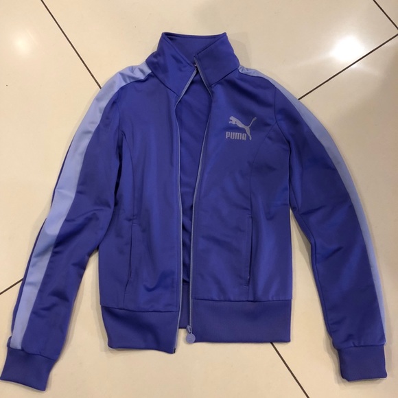 Puma Jackets & Blazers - Puma Purple Track Jacket Size Small